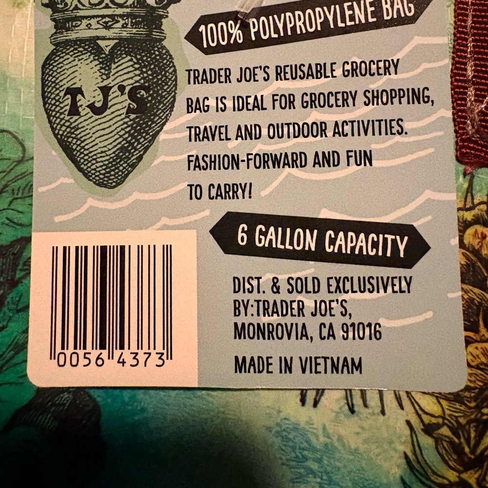 12 Trader Joe’s Reusable Grocery Bags Set - Picture 5 of 5